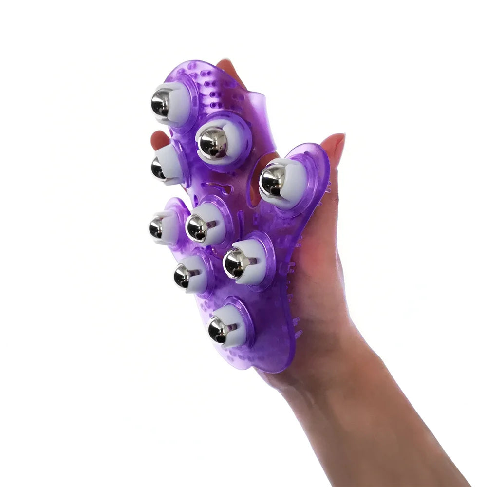 Roller Ball Massage Glove – Anti-Cellulite Muscle Pain Relief