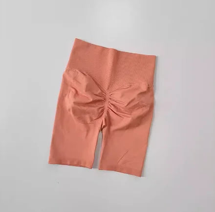 Women’s High-Waist Yoga & Fitness Shorts – Hip Push-Up Design