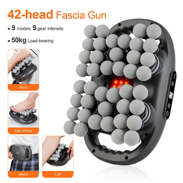 42-Head Fascia Gun – High-Frequency Muscle Massager
