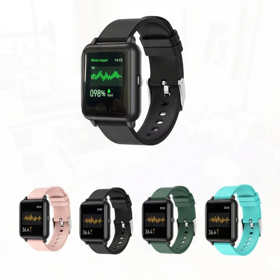 Smartwatch – Live Oximeter, Thermometer & Pulse Activity Tracker