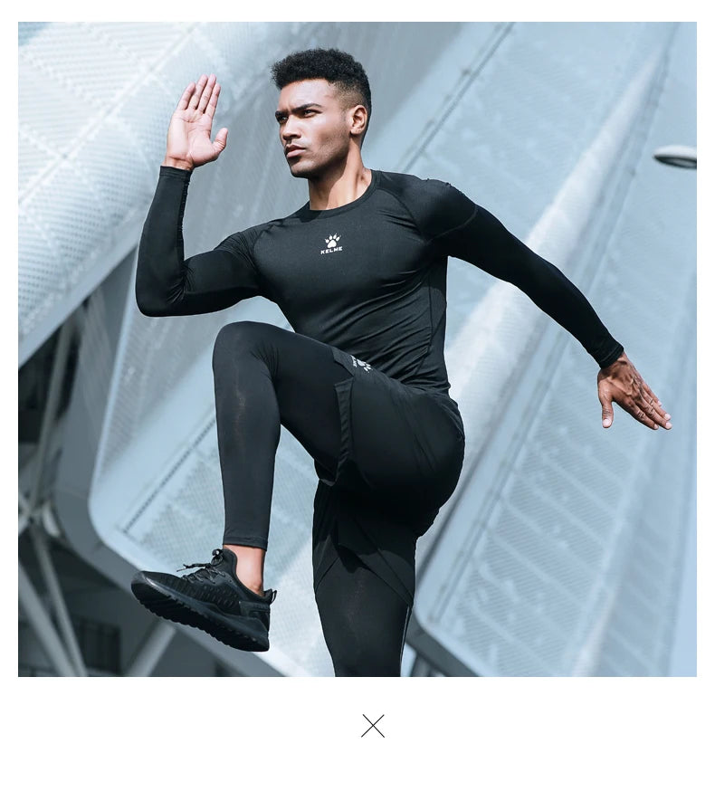 Men’s Long-Sleeve Compression Running & Fitness Shirt