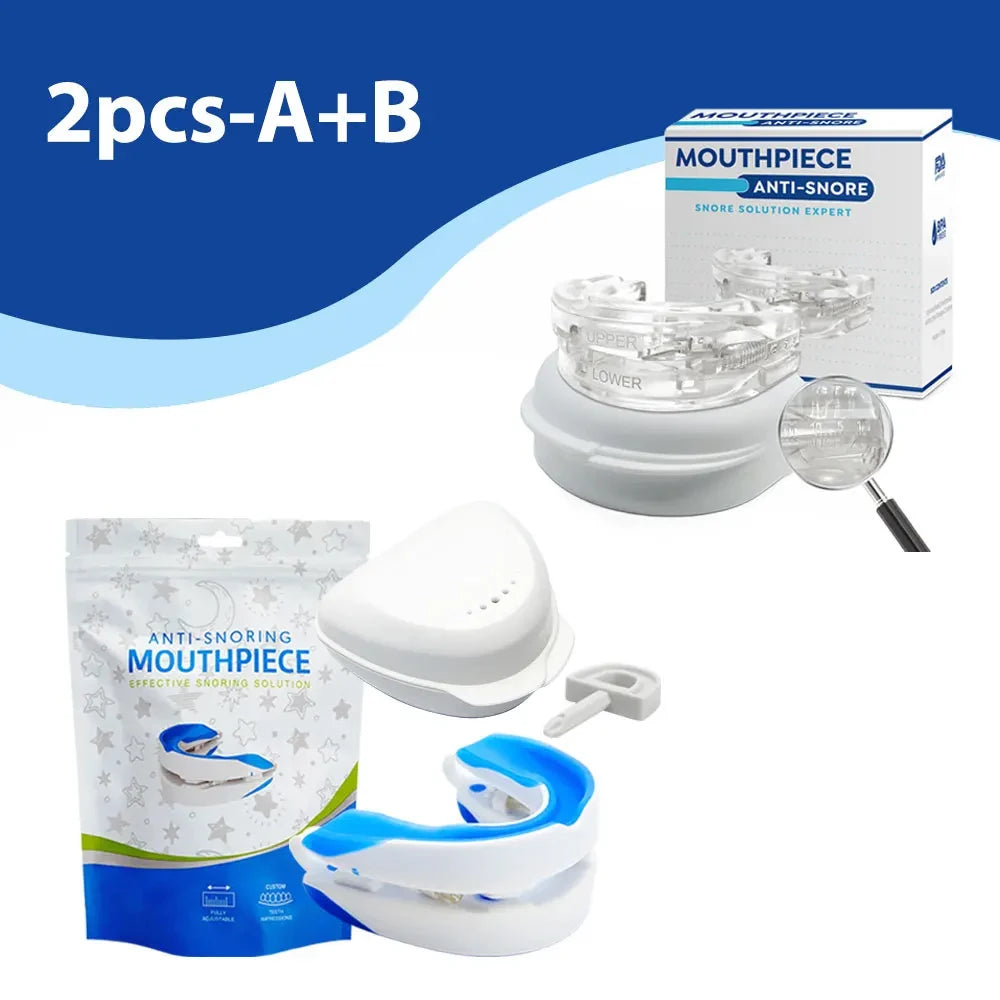 Silicone Anti-Snore Mouth Guard – Sleep & Apnea Aid