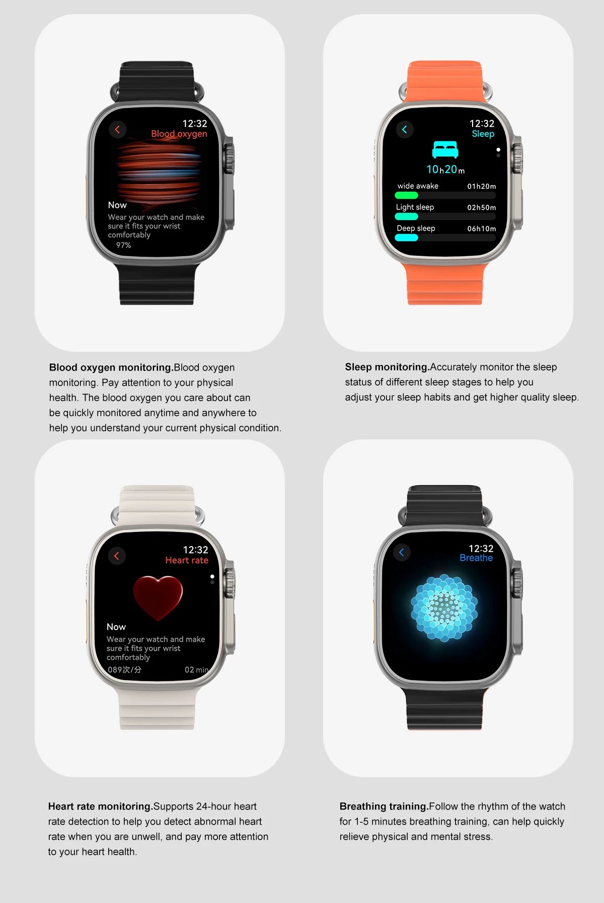 DT Ultra 3 Smartwatch – AMOLED, AI ChatGPT, Sport & Multimedia
