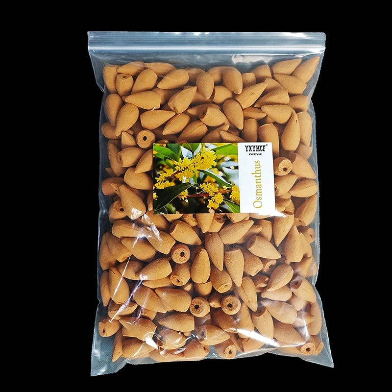 Backflow Incense Cones – Natural Sandalwood & Lavender 60pcs