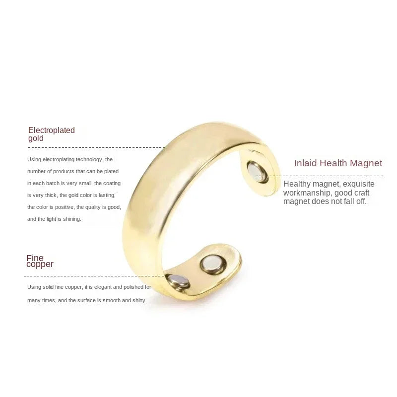 Anti-Snoring Magnetic Therapy Ring – Acupressure Sleep Aid