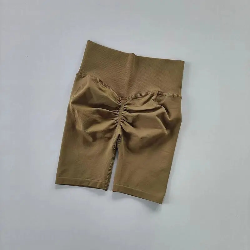 Women’s High-Waist Yoga & Fitness Shorts – Hip Push-Up Design