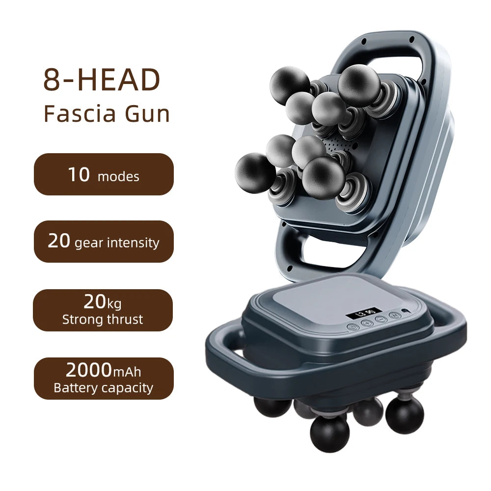 42-Head Fascia Gun – High-Frequency Muscle Massager