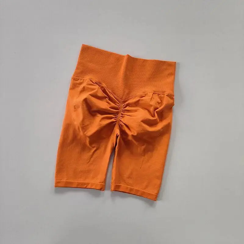 Women’s High-Waist Yoga & Fitness Shorts – Hip Push-Up Design