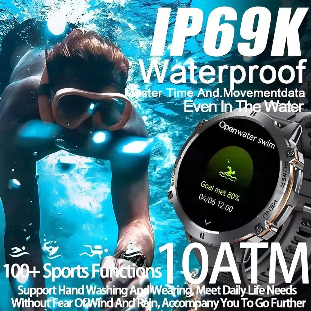 TANK X3 Smartwatch – 1.73" AMOLED GPS Sports Tracker