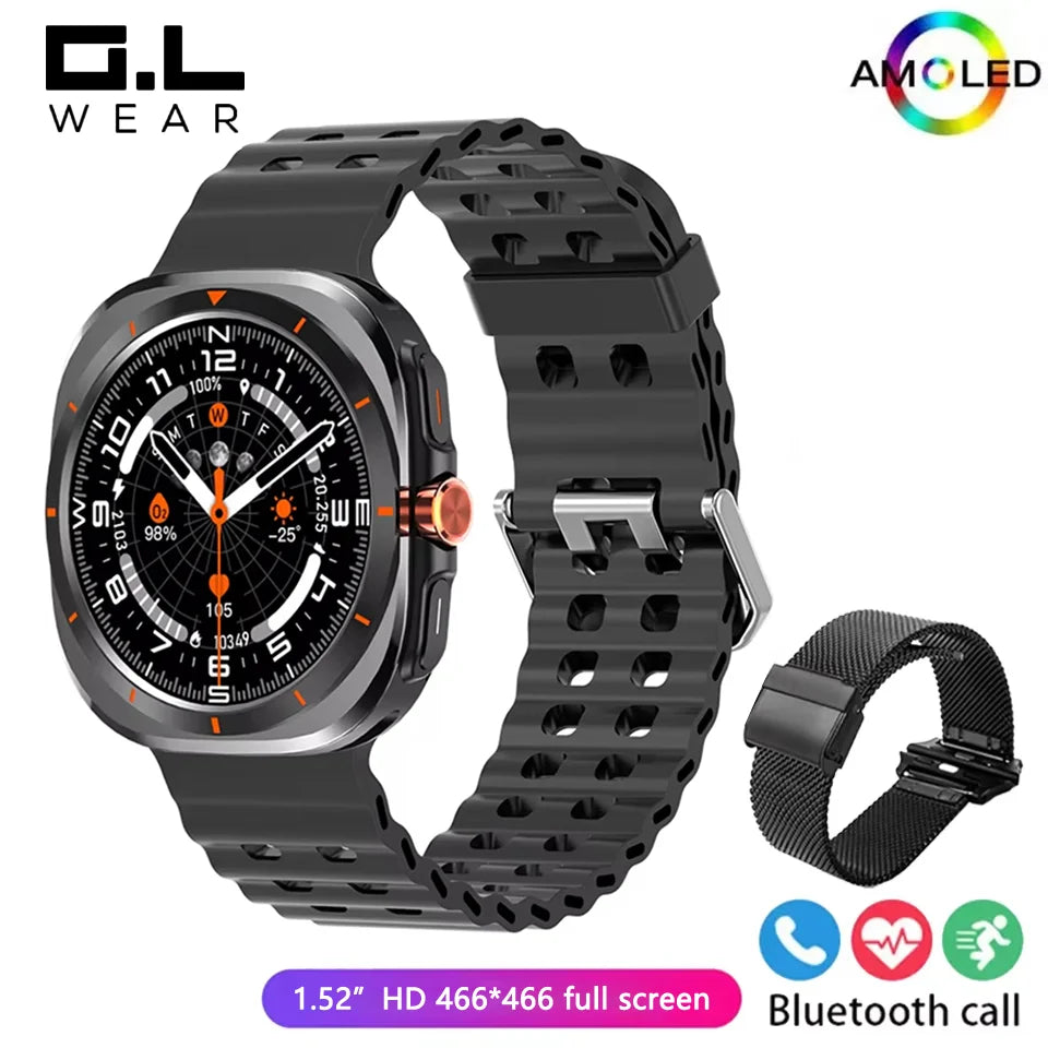 G.L Wear 2025 Smartwatch – 1.52" Bluetooth Talk & Fitness Tracker