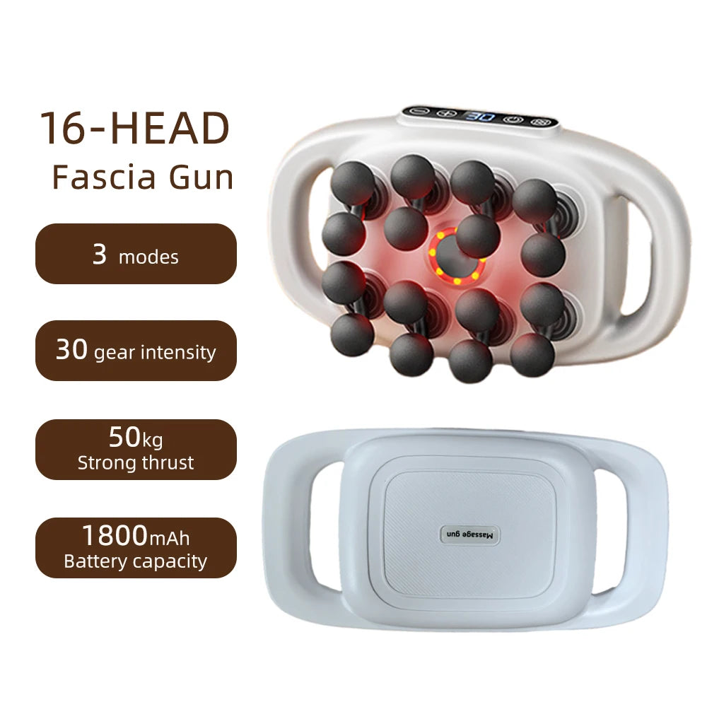42-Head Fascia Gun – High-Frequency Muscle Massager