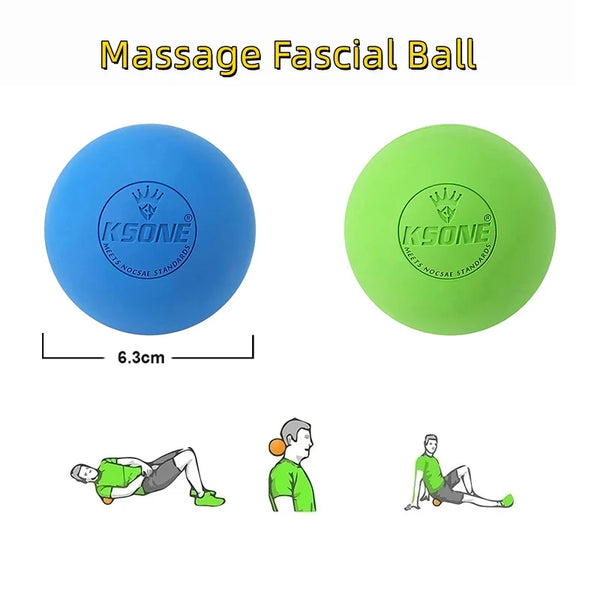 Rubber Fascia Massage Ball – Portable Muscle Relaxation Tool