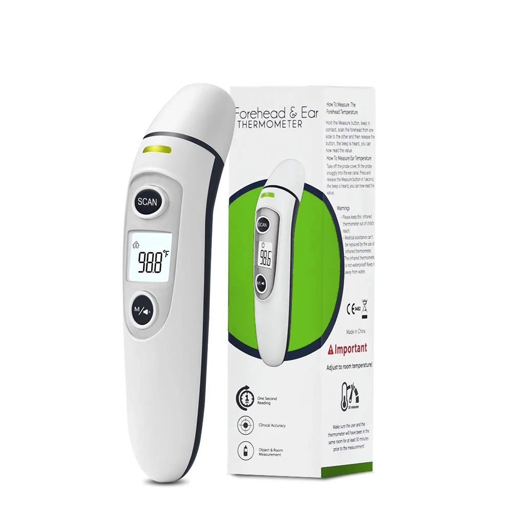 Digital Ear & Forehead Thermometer – 1-Second Reading