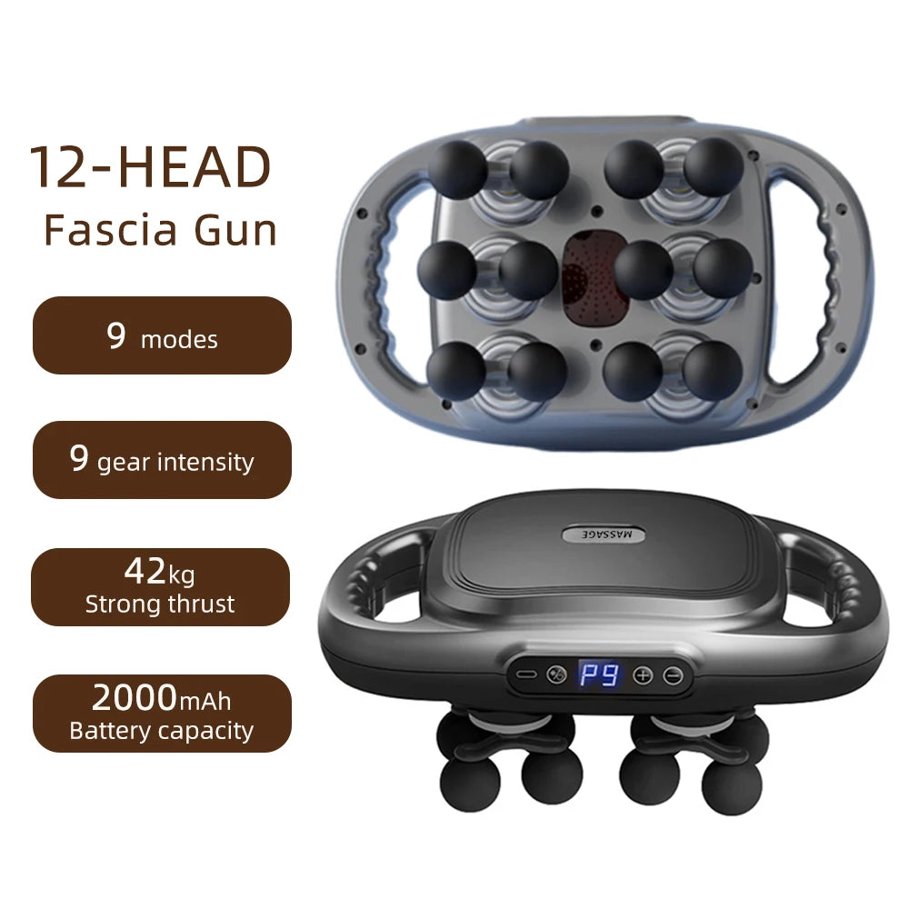 42-Head Fascia Gun – High-Frequency Muscle Massager