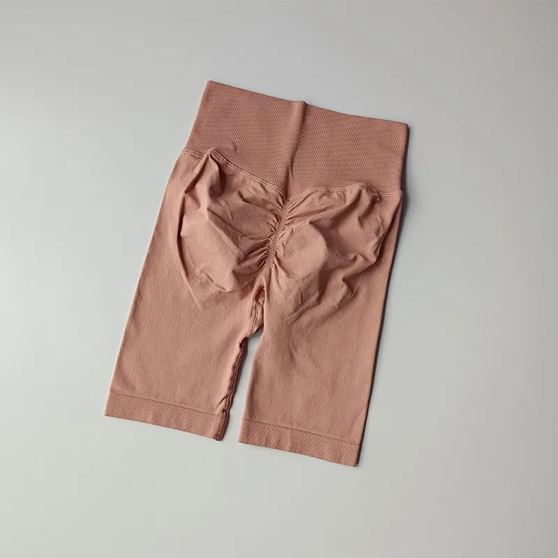 Women’s High-Waist Yoga & Fitness Shorts – Hip Push-Up Design