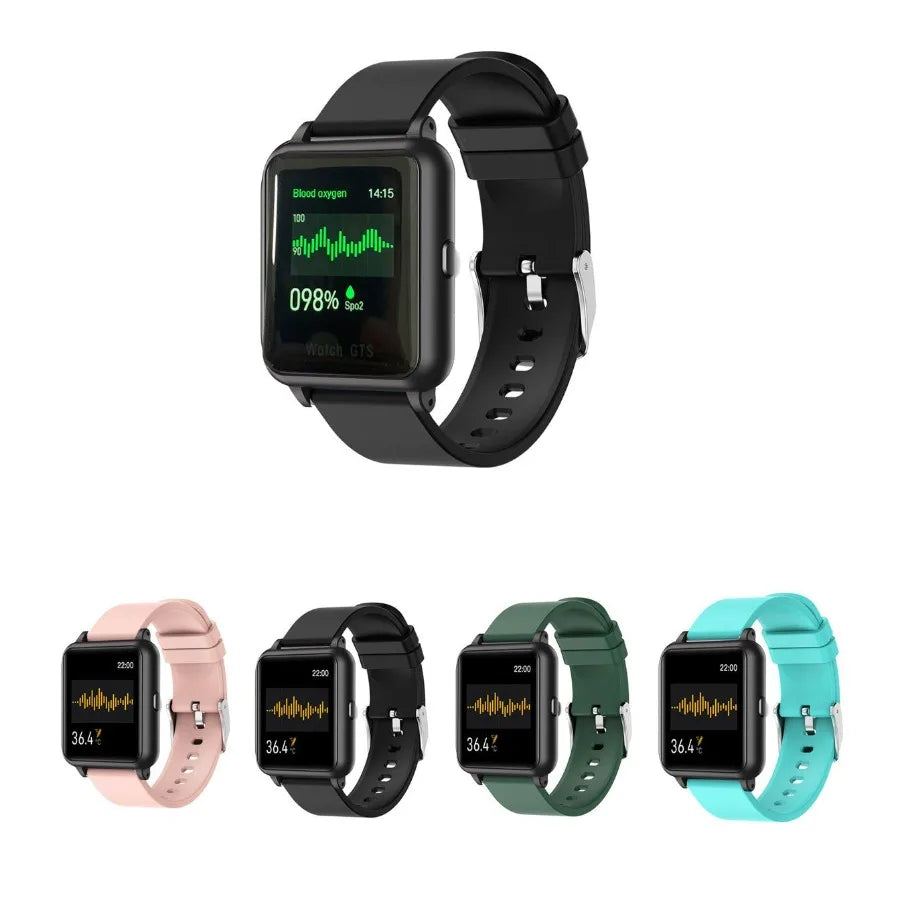 Smartwatch – Live Oximeter, Thermometer & Pulse Activity Tracker