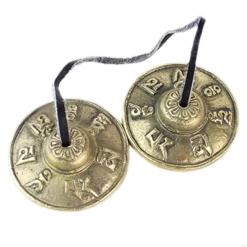 Tibetan Tingsha Cymbals – 2pcs Meditation Brass Chime