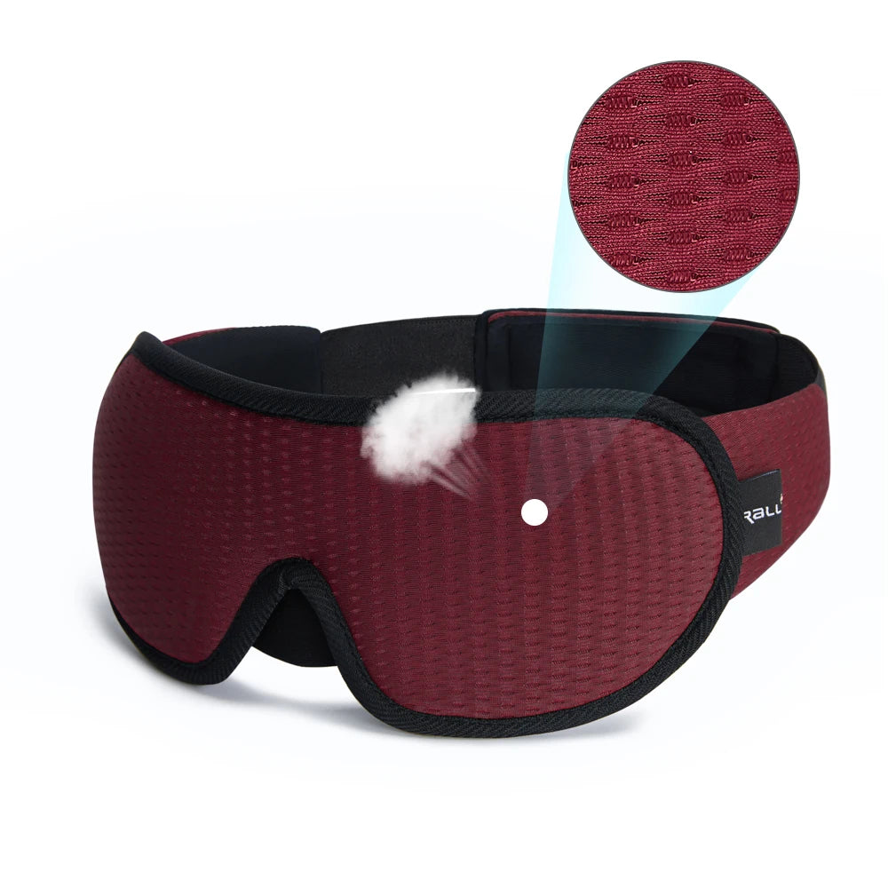 3D Sleep Mask – Soft Padded Eye Shade Blindfold