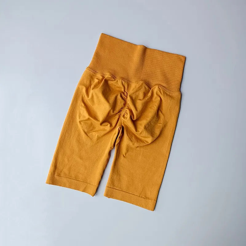 Women’s High-Waist Yoga & Fitness Shorts – Hip Push-Up Design