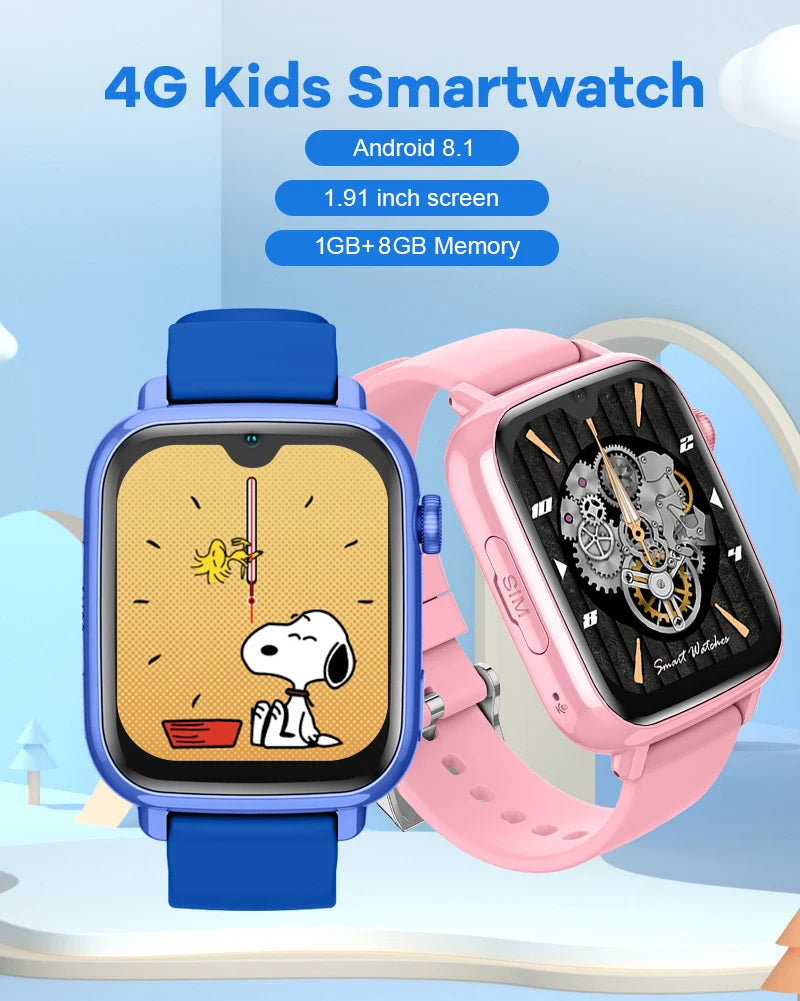 4G Kids Smartwatch – GPS, Video Call & SOS Tracker
