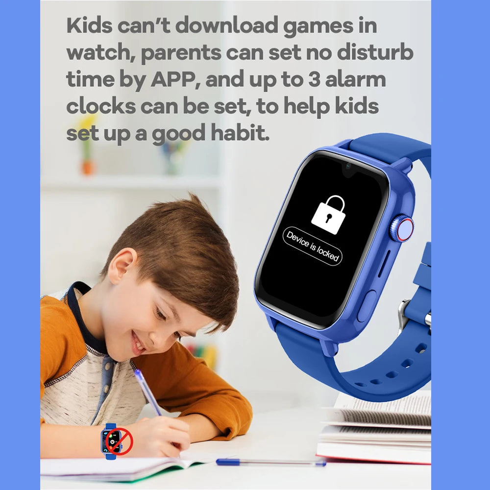 4G Kids Smartwatch – GPS, Video Call & SOS Tracker