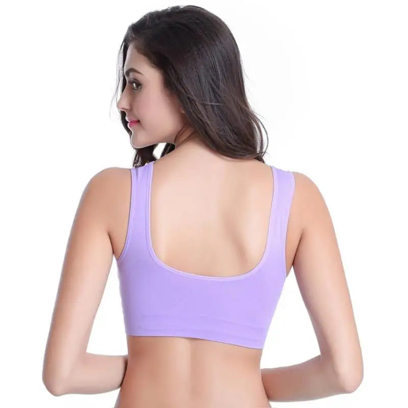Women’s Padded Sports Bra – Push-Up Yoga & Gym Crop Top