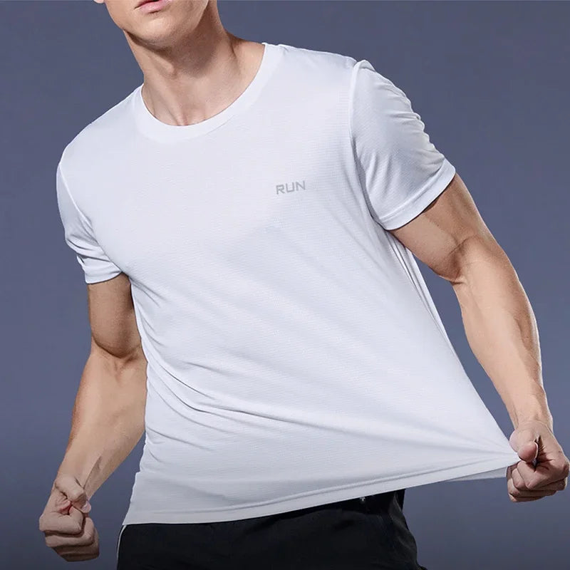 Men’s Quick-Dry Summer Gym T-Shirt – Running & Fitness Top