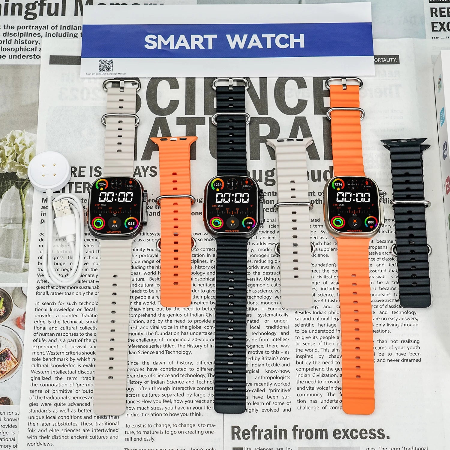 DT Ultra 3 Smartwatch – AMOLED, AI ChatGPT, Sport & Multimedia