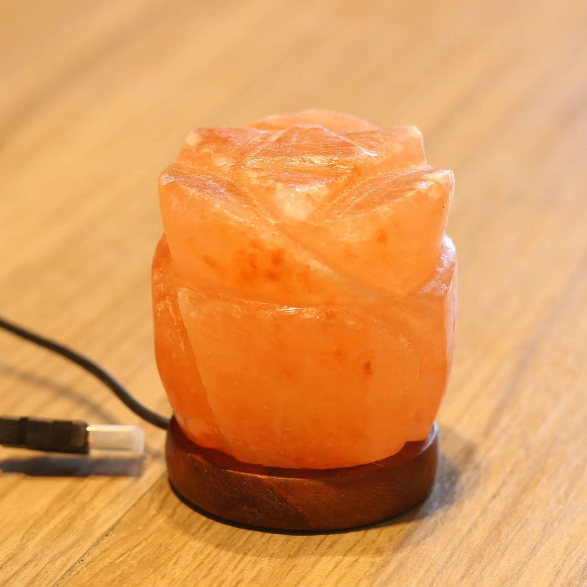 Himalayan Salt Lamp – LED RGB USB Nightlight