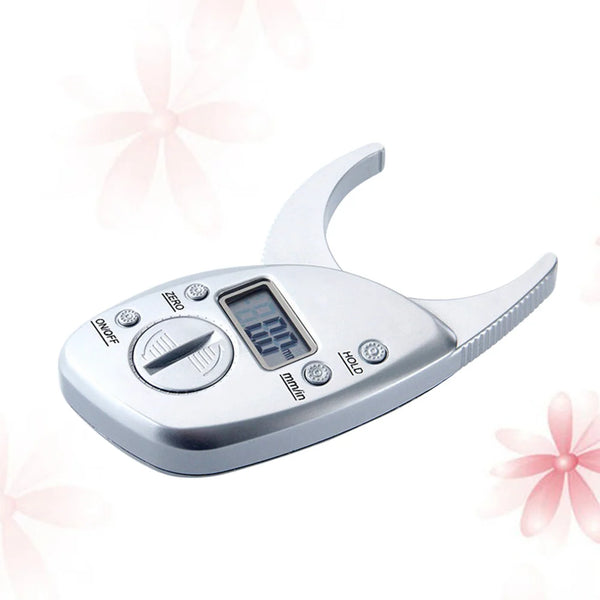 Silver Clamp Skin Caliper – Portable Body Fat Analyzer