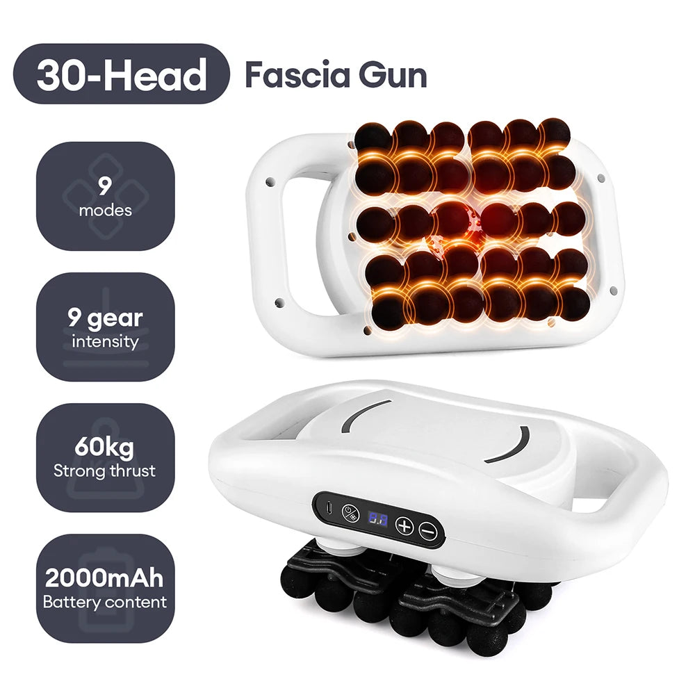 42-Head Fascia Gun – High-Frequency Muscle Massager