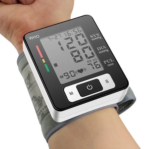 Digital Wrist Blood Pressure Monitor – High Accuracy Tonometer