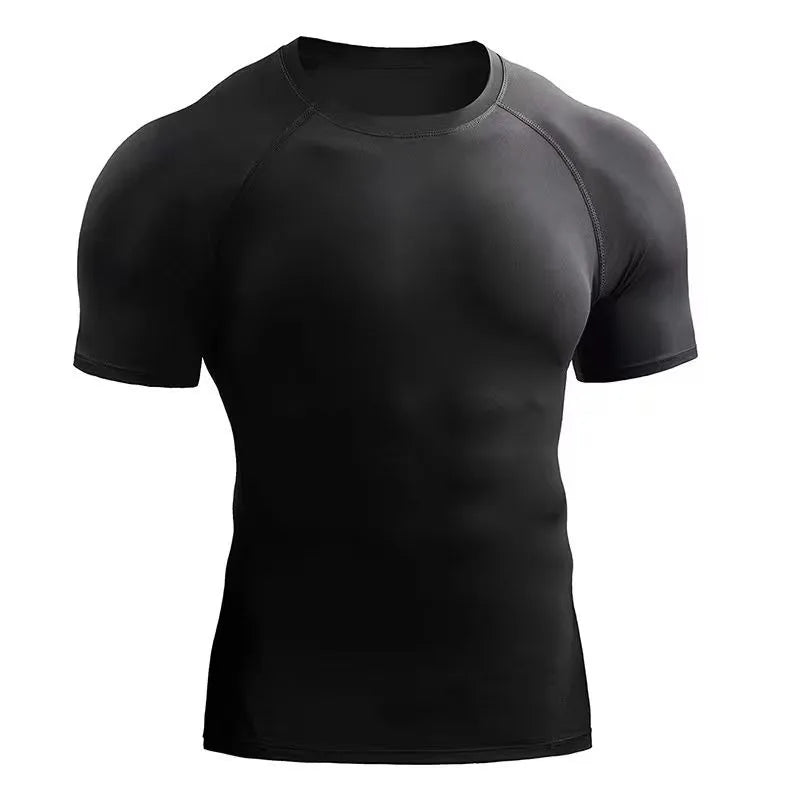 Men’s Quick-Dry Sports T-Shirt – Stretch Fit Running & Yoga Top