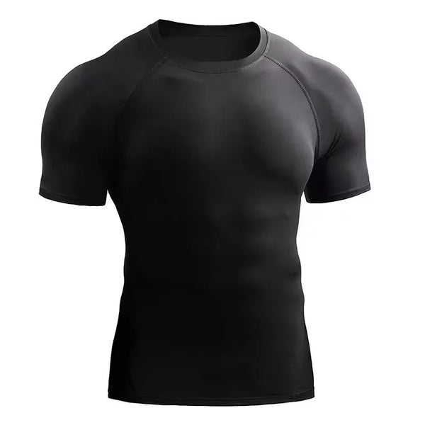 Men’s Quick-Dry Sports T-Shirt – Stretch Fit Running & Yoga Top