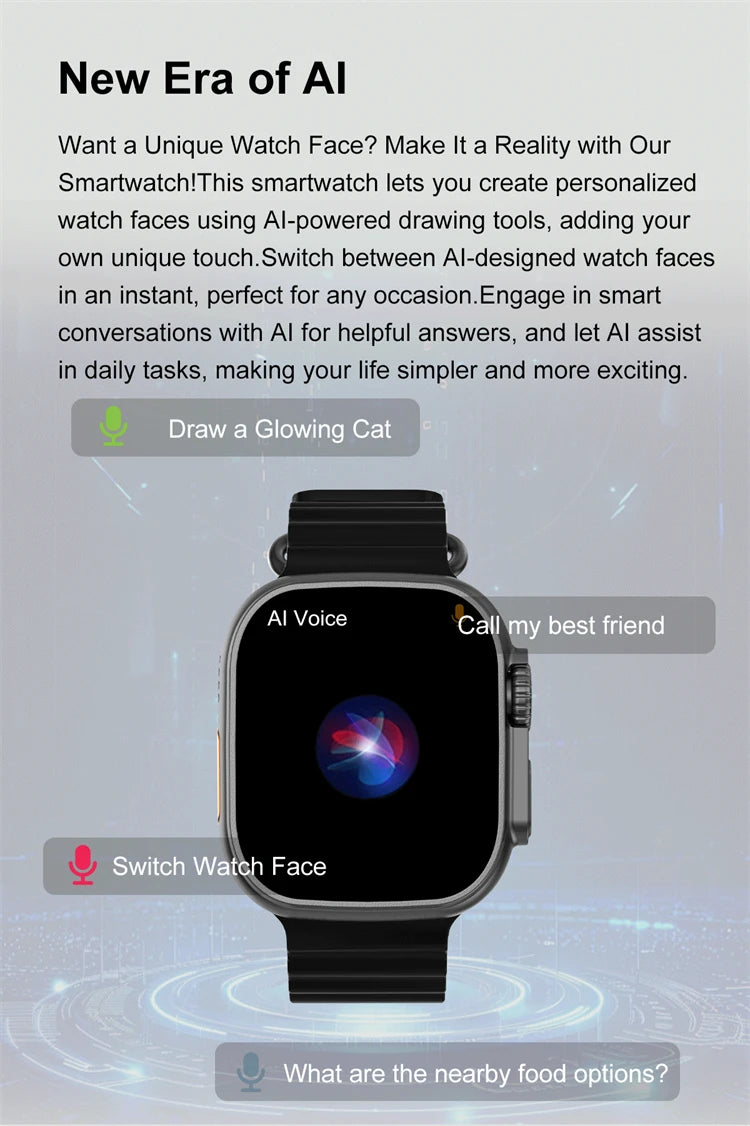 DT Ultra 3 Smartwatch – AMOLED, AI ChatGPT, Sport & Multimedia