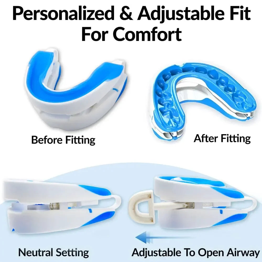 Silicone Anti-Snore Mouth Guard – Sleep & Apnea Aid
