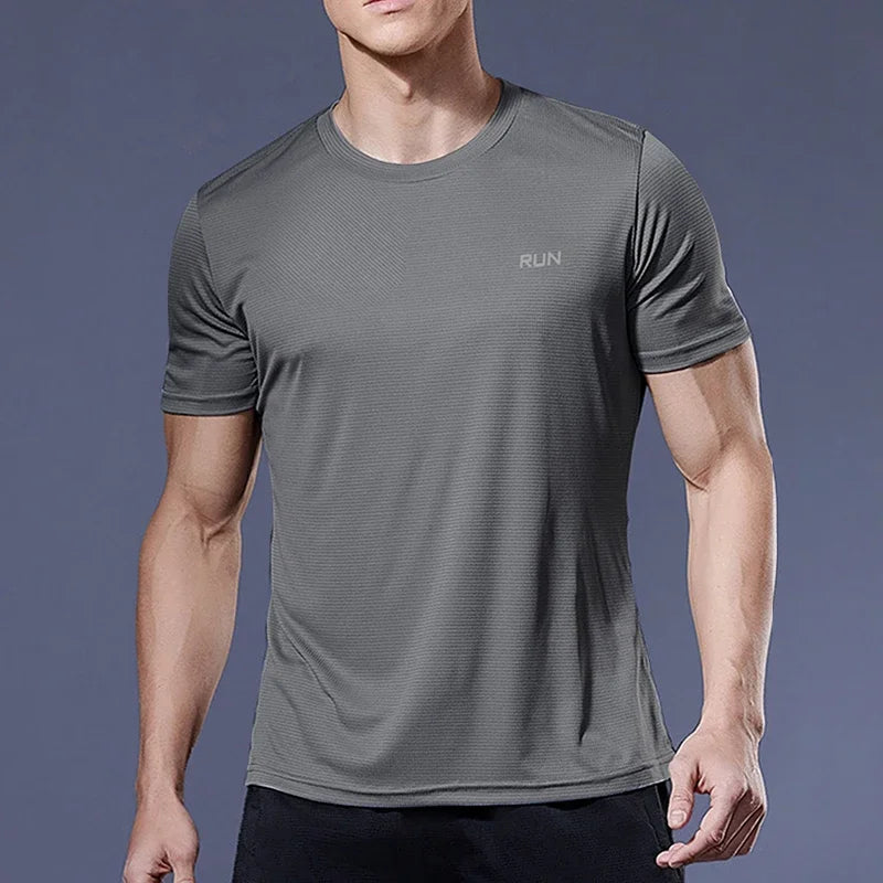 Men’s Quick-Dry Summer Gym T-Shirt – Running & Fitness Top