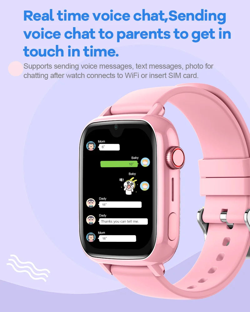 4G Kids Smartwatch – GPS, Video Call & SOS Tracker
