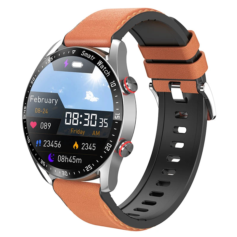 ECG+PPG Bluetooth Smartwatch – Men’s Health & Sports Tracker