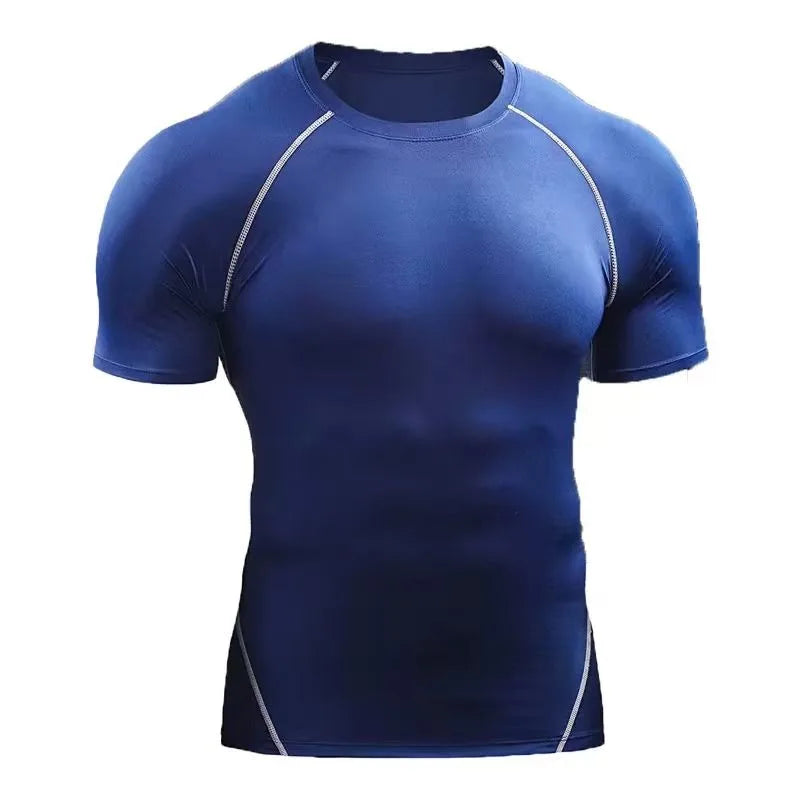 Men’s Quick-Dry Sports T-Shirt – Stretch Fit Running & Yoga Top