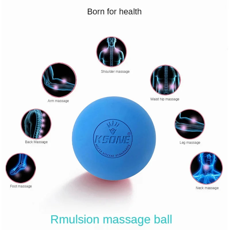 Rubber Fascia Massage Ball – Portable Muscle Relaxation Tool