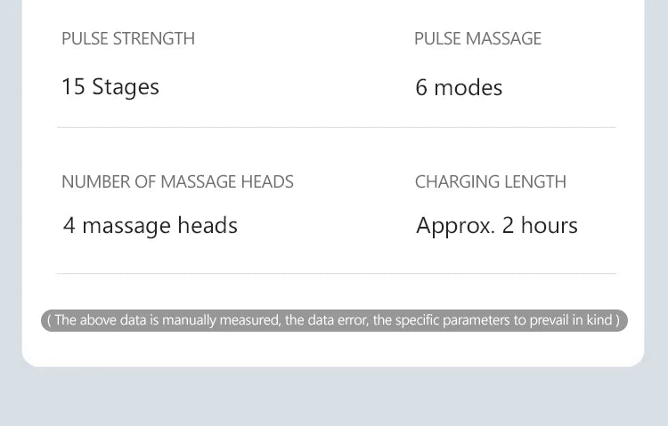 Rechargeable Vibration Neck Massager – Pulse & Hot Compress