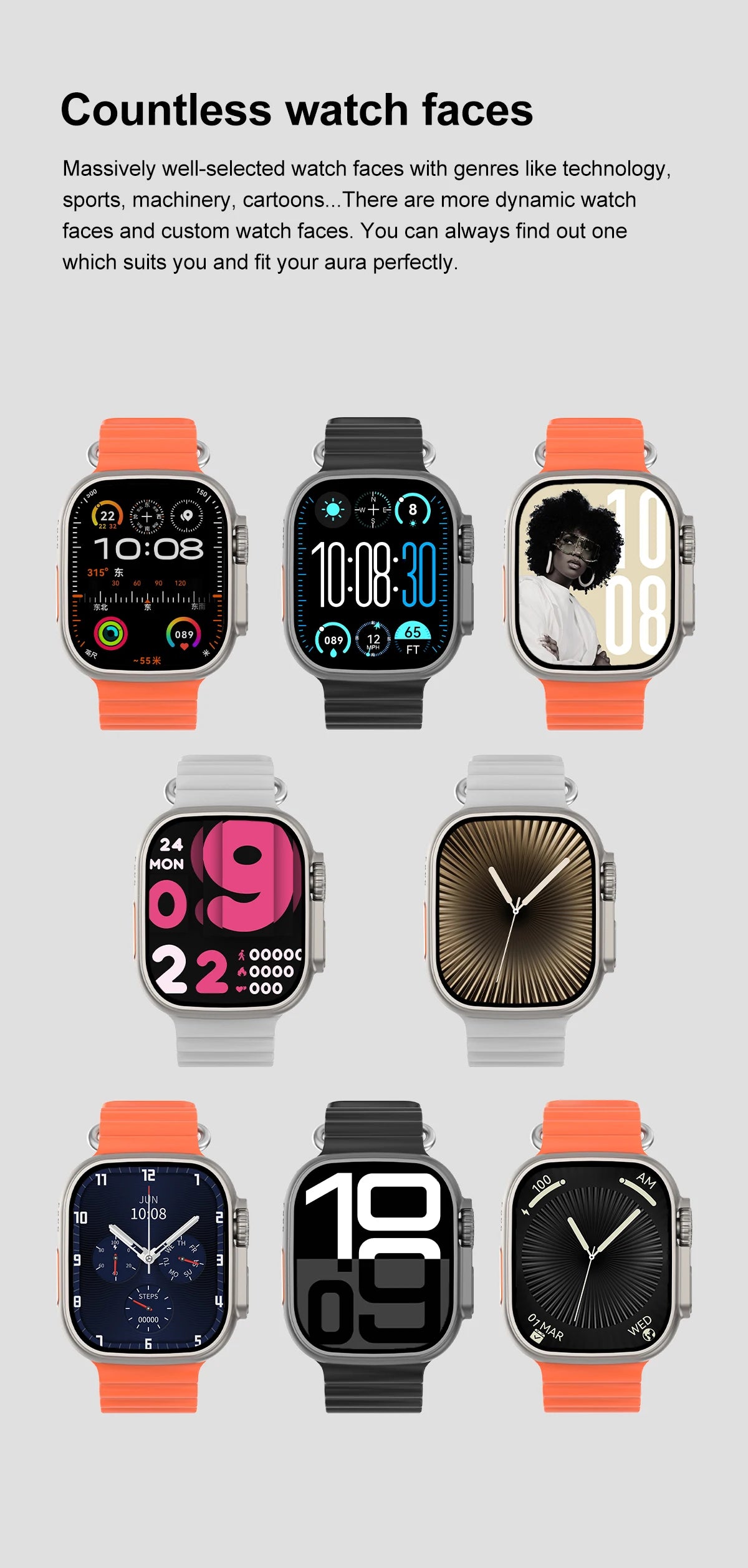 DT Ultra 3 Smartwatch – AMOLED, AI ChatGPT, Sport & Multimedia