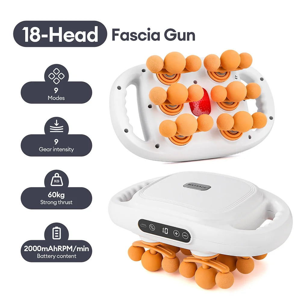 42-Head Fascia Gun – High-Frequency Muscle Massager