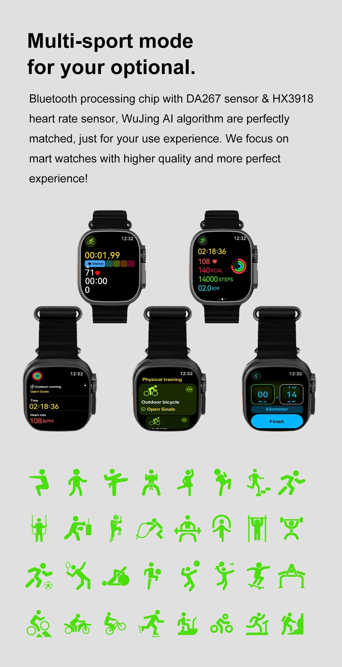 DT Ultra 3 Smartwatch – AMOLED, AI ChatGPT, Sport & Multimedia