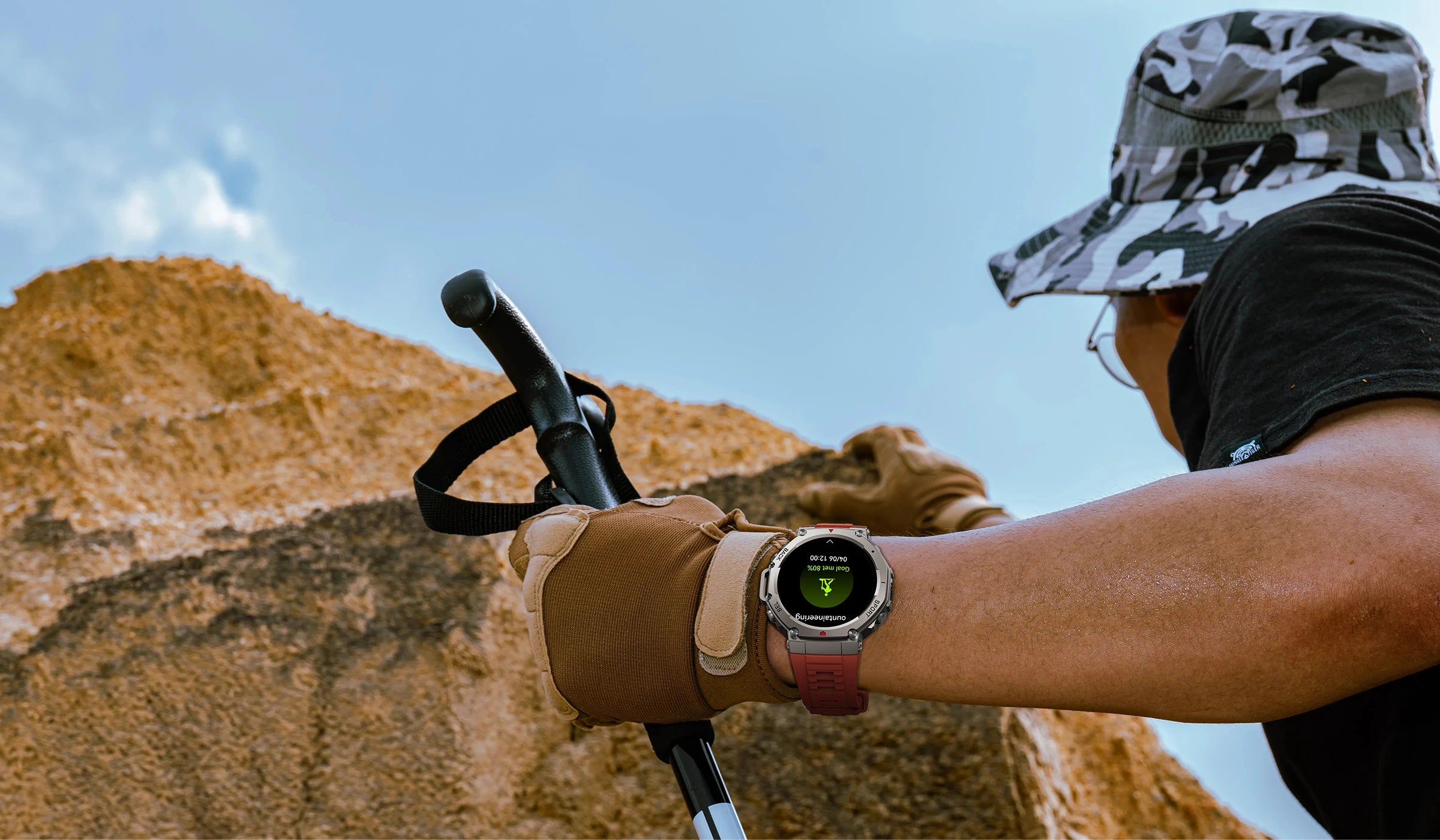 T-Rex3 2025 GPS Smartwatch – Military Style, 10ATM Waterproof