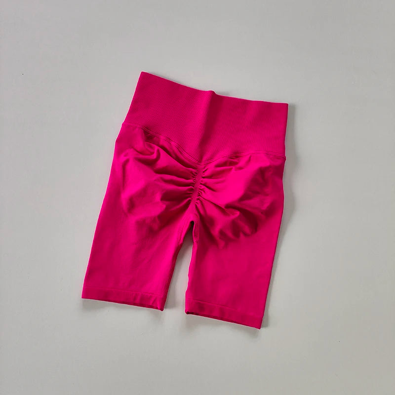 Women’s High-Waist Yoga & Fitness Shorts – Hip Push-Up Design