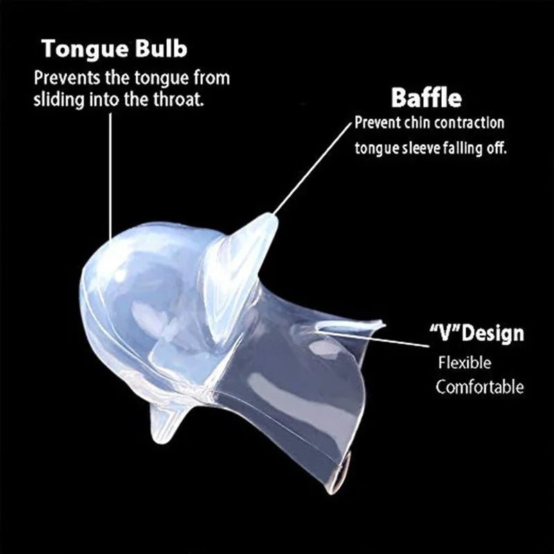 Medical Silicone Anti-Snore Tongue Retainer – Sleep Apnea Aid