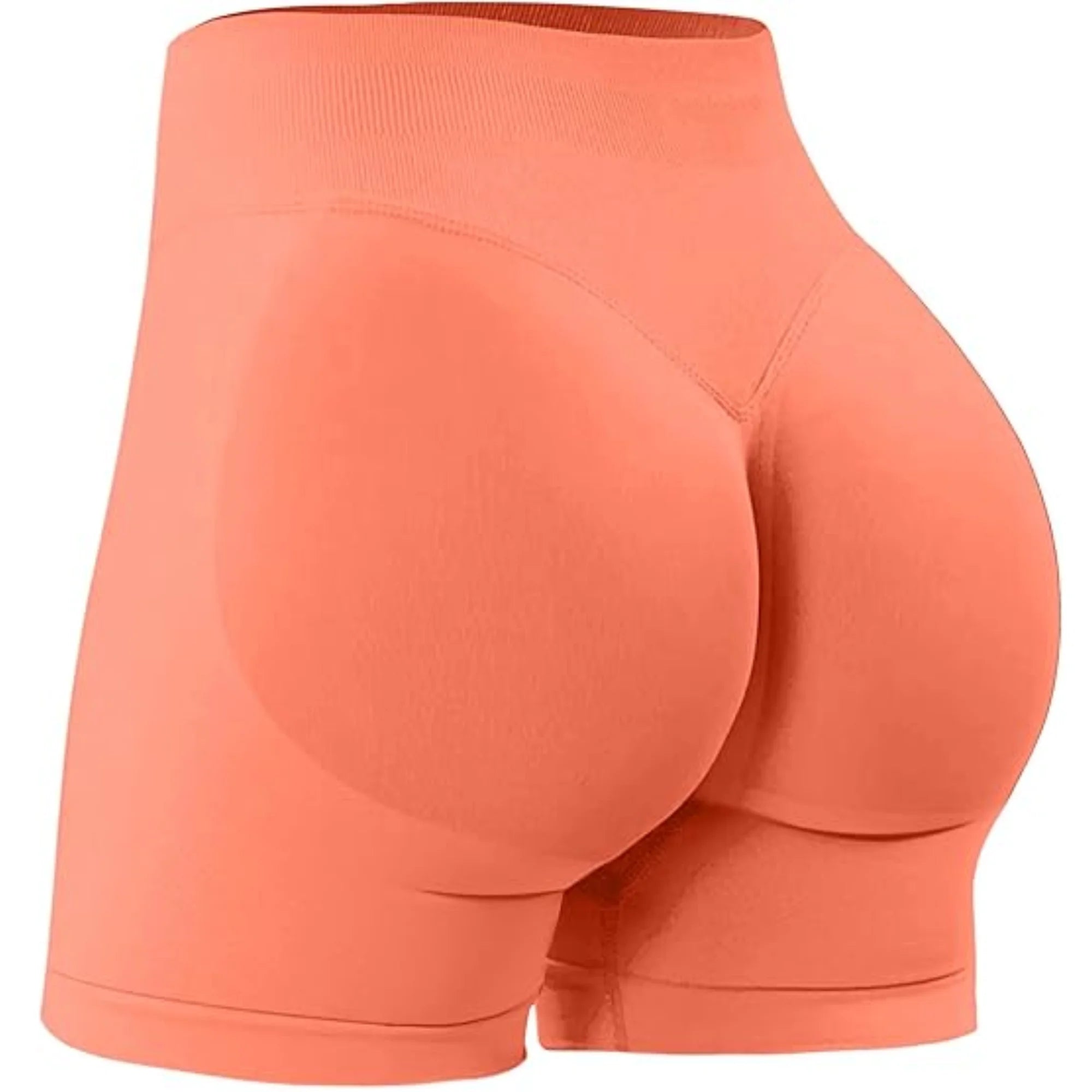Women’s High-Waist Summer Yoga Shorts – Solid Color Fitness Leggings