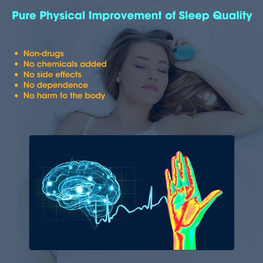 Handheld Sleep Aid Device – Microcurrent Massager for Stress & Sleep